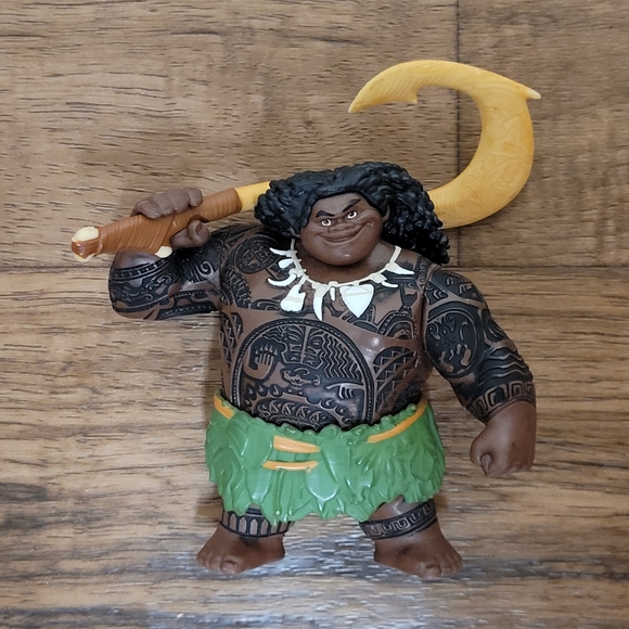 Disney Jakks 5" Maui Mini Toy Figure Moana Figure - Picture 2 of 6